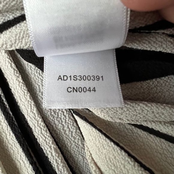 Adrianna Papell striped pleated midi skirt - Picture 8 of 8